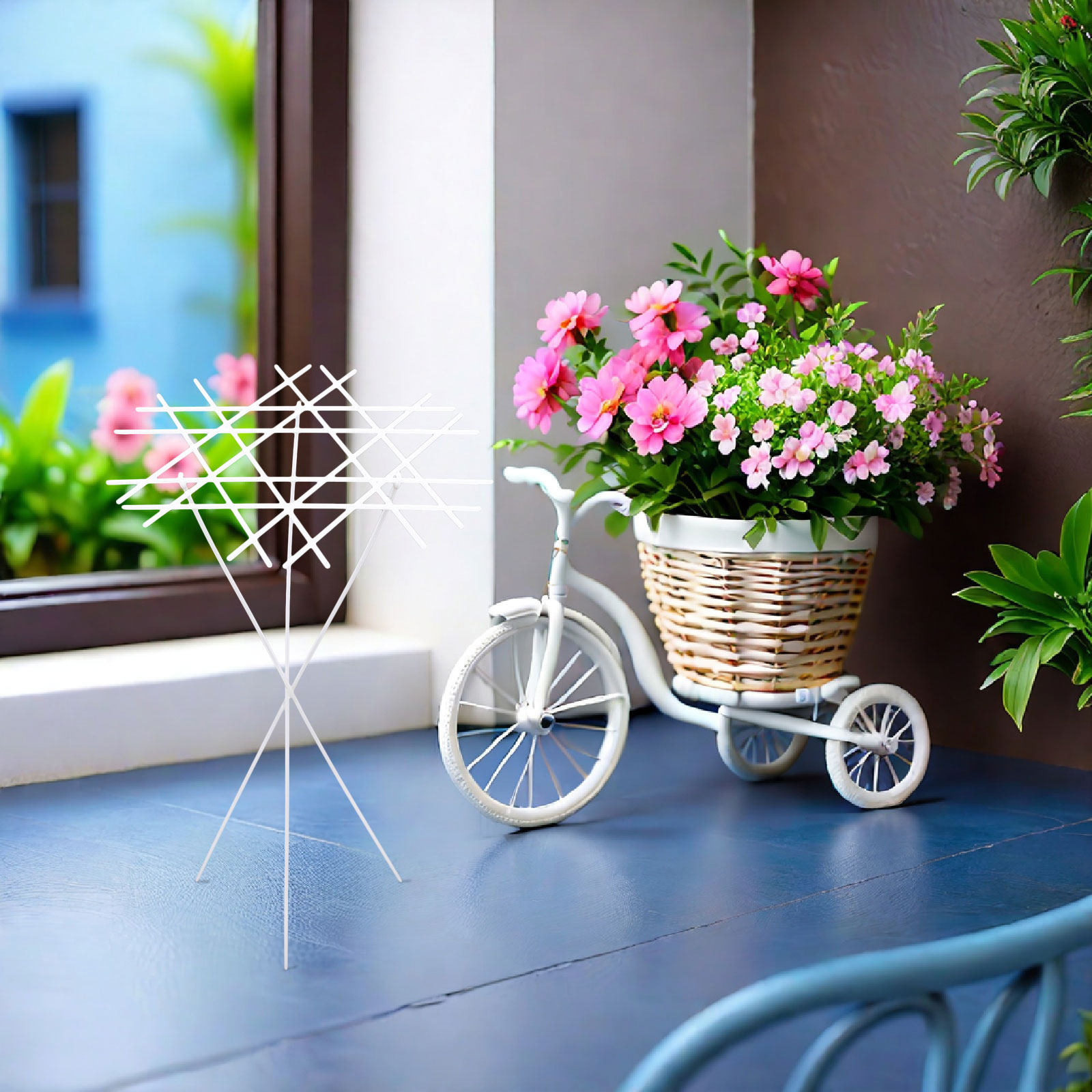 Wedding Support - 4Pcs Floral Arrangement Holder Plastic Spiral