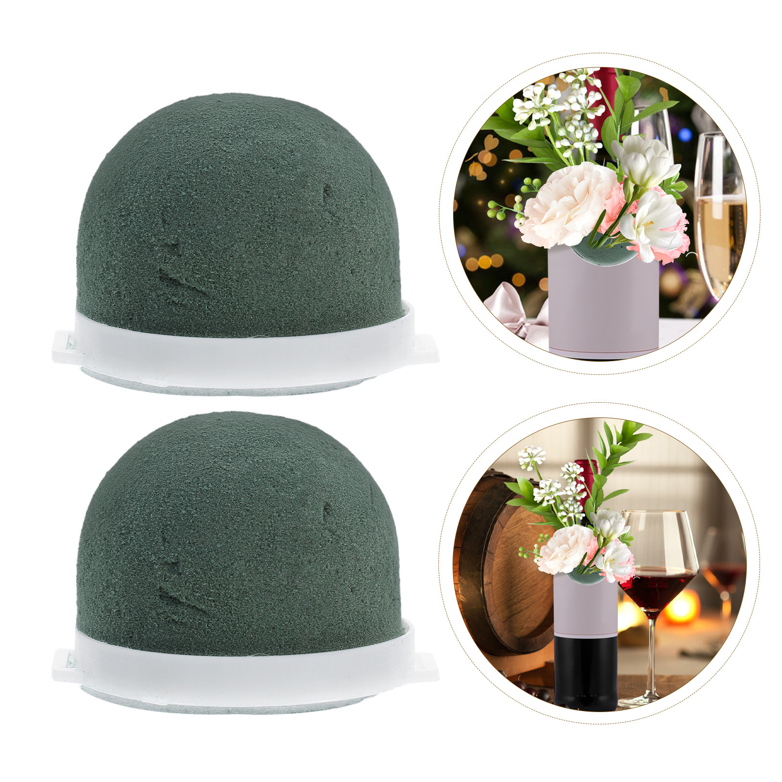 Wedding Floral Supply - 12Pcs Mini Floral Foam Round Blocks