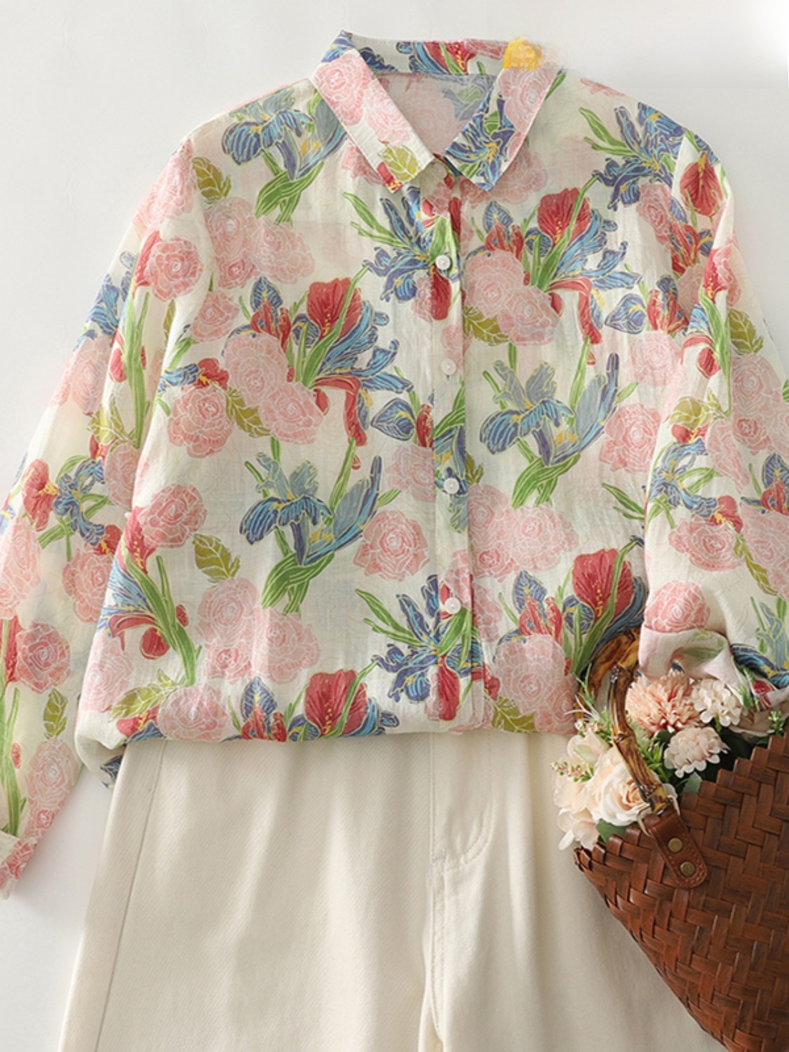 Good Floral & Wedding Decor Supply Photos - Classic Versatile Floral Print irt Women's