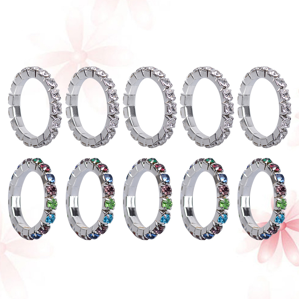 Wedding Zone - 10Pcs Foot Toe Ring Fashion Elegant