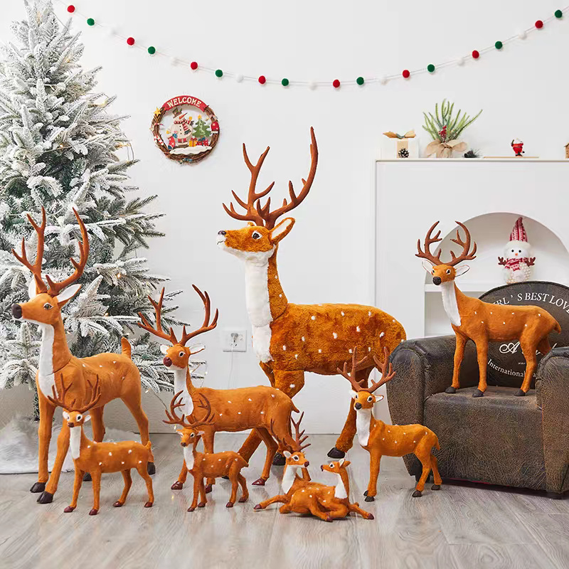 Wedding Supply Factory - Factory Wholesale Christmas Decorations Sika Deer