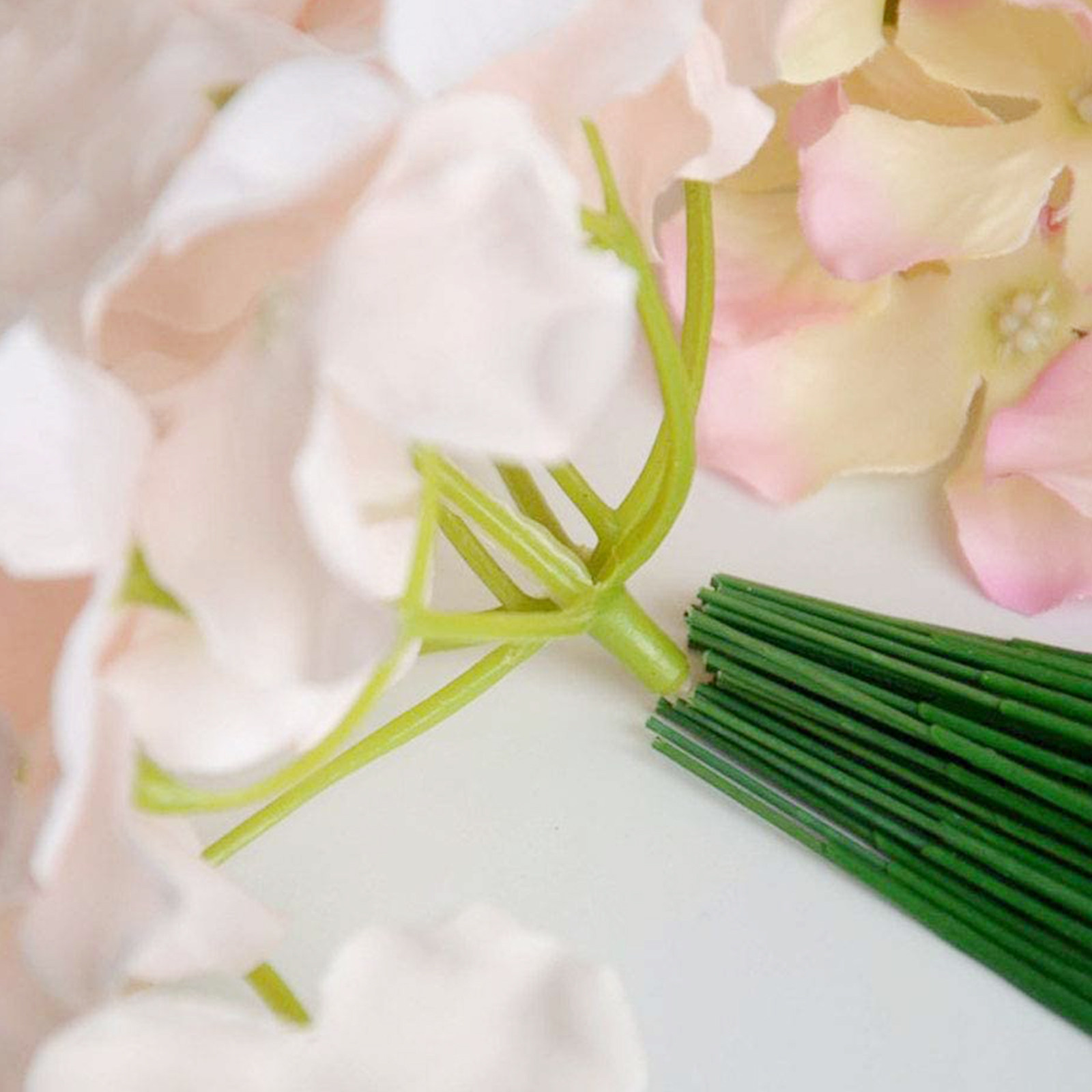 Wedding Floral Supply - 100Pcs Simulation Floral Stems Plastic Flower