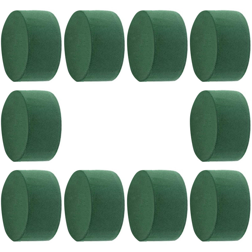 Wedding Floral Supply - 10Pcs Round Floral Mud Flower Arrangement