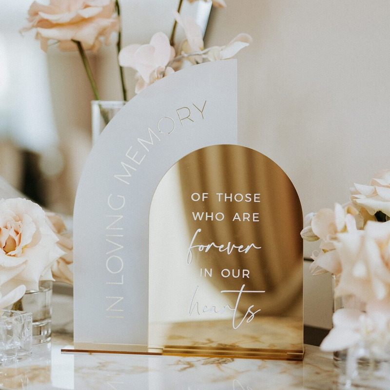 In Loving Memory Sign,Gold Mir – Table Number Gold recenzja i cena