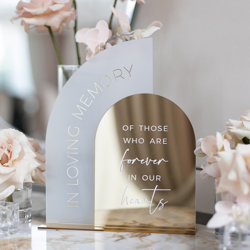 In Loving Memory Sign,Gold Mir – Table Number Gold recenzja i cena