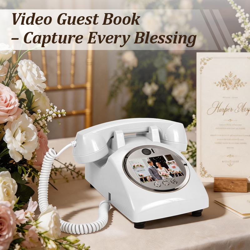 Audio Guestbook Wedding Phone  – Wedding Supply Factory recenzja i cena