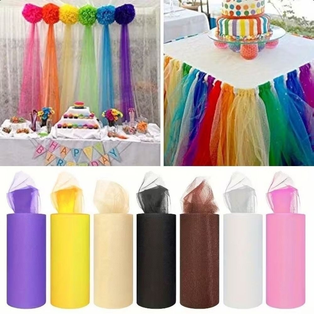 Multi-clolor Tulle Mesh Ribbon – Wedding Backdrop Curtain recenzja i cena