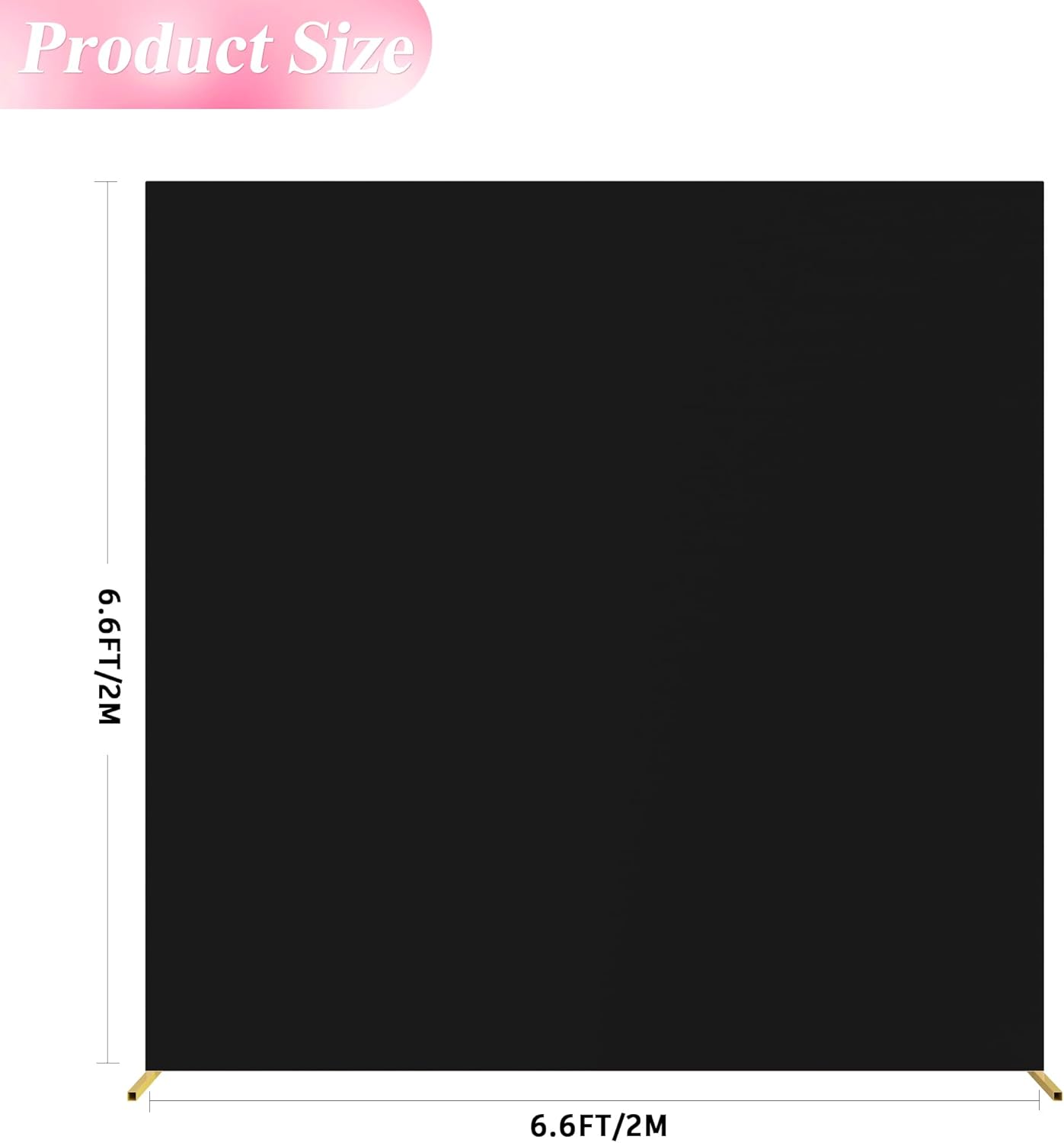 Black Spandex Square Arch Cove – Wedding Backdrop Curtain recenzja i cena