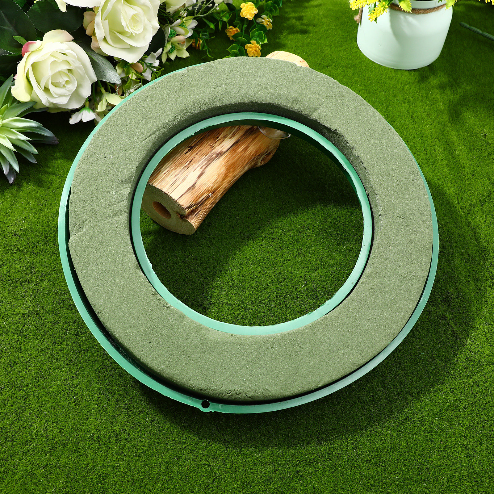 1Pcs Wedding Car Flower Ring S – Wedding Floral Supply recenzja i cena