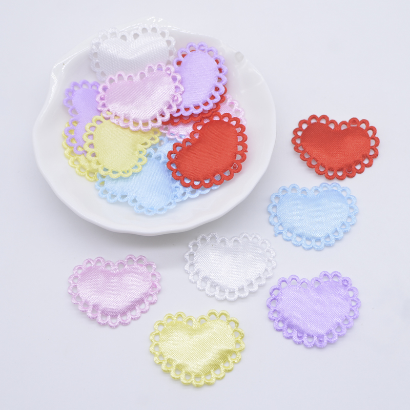 50Pcs 29*24mm Heart Cloth Padd – Wedding Superstar recenzja i cena