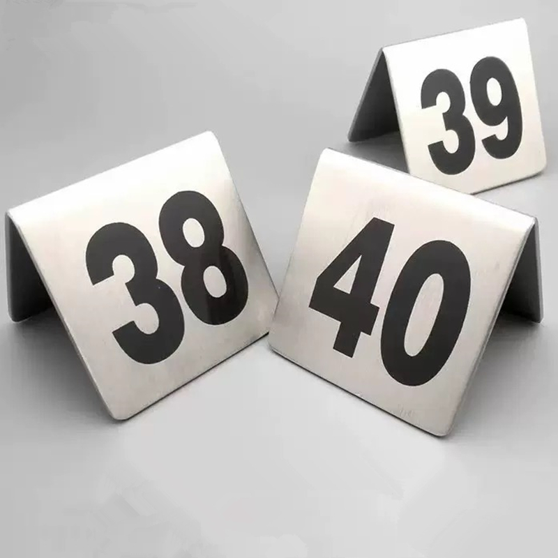 Double Sides Stainless Steel T – Table Number Gold recenzja i cena