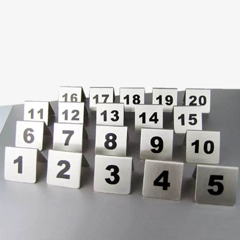 Double Sides Stainless Steel T – Table Number Gold recenzja i cena