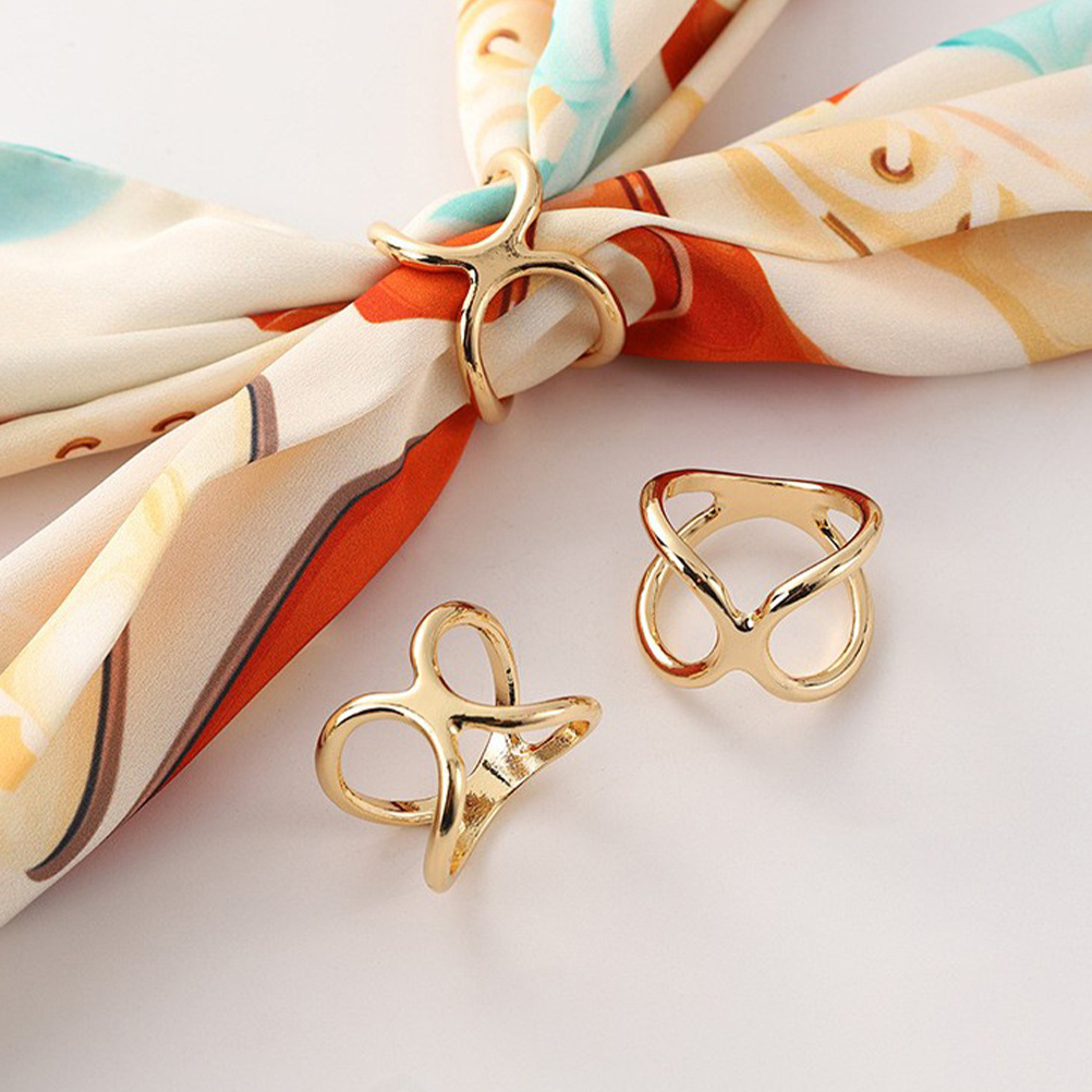 3pcs X Shaped Alloy Scarf Ring – Wedding Zone recenzja i cena