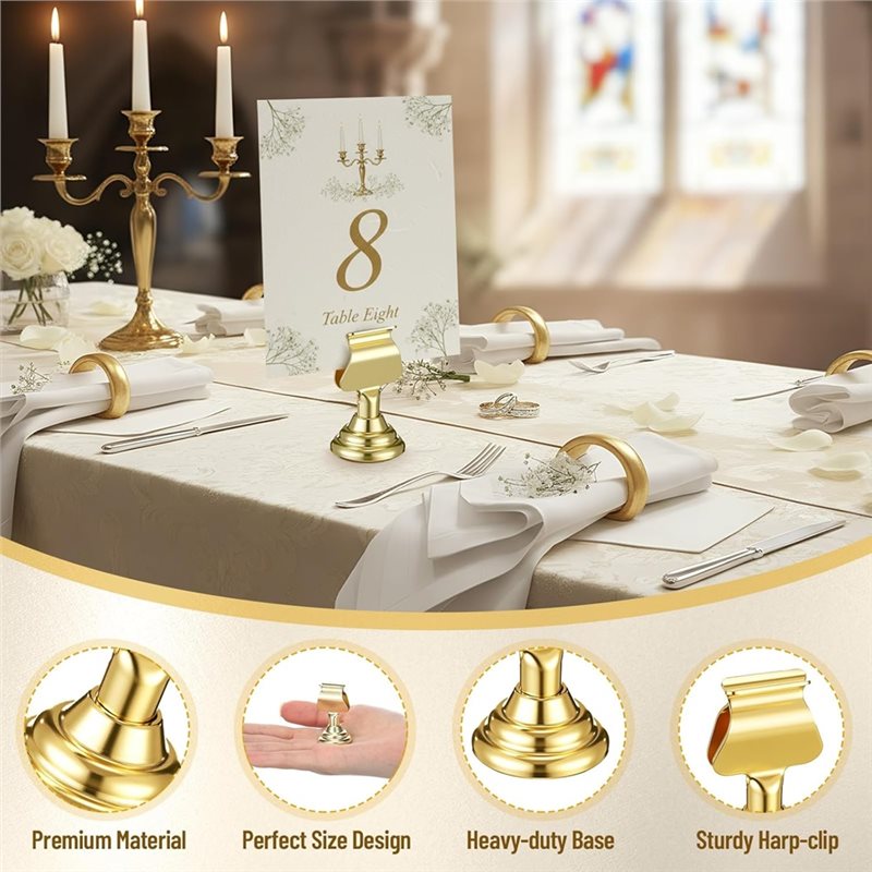 ~Latest Model 12Pcs Gold Mini  – Table Number Gold recenzja i cena