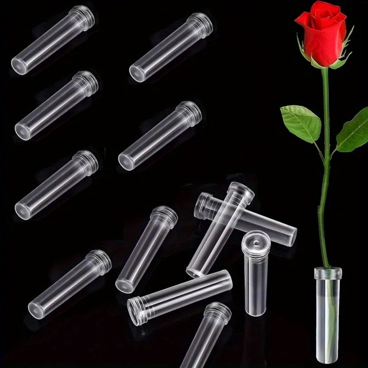 10Pc Transparent Plastic Flora – Wedding Floral Supply recenzja i cena