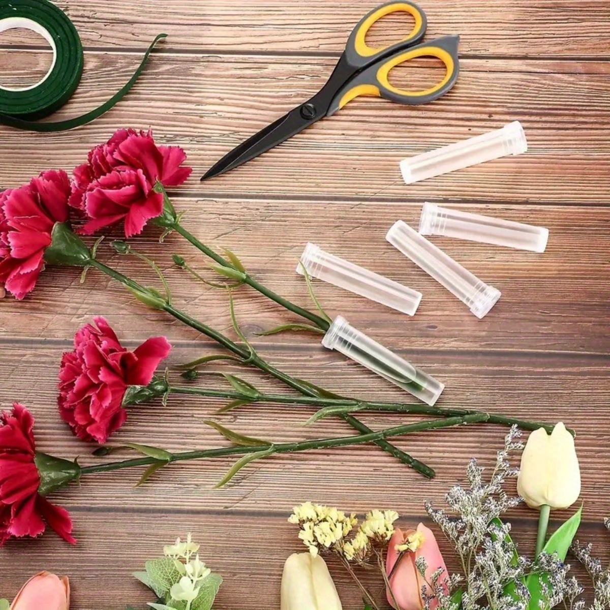 10Pc Transparent Plastic Flora – Wedding Floral Supply recenzja i cena
