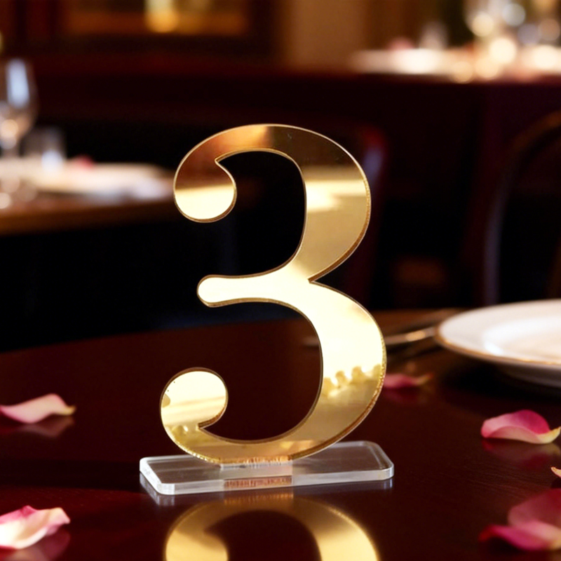 Numbers for Wedding Tables wit – Table Number Gold recenzja i cena