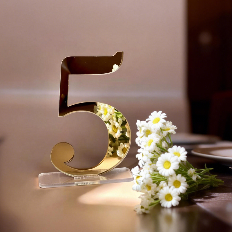 Numbers for Wedding Tables wit – Table Number Gold recenzja i cena