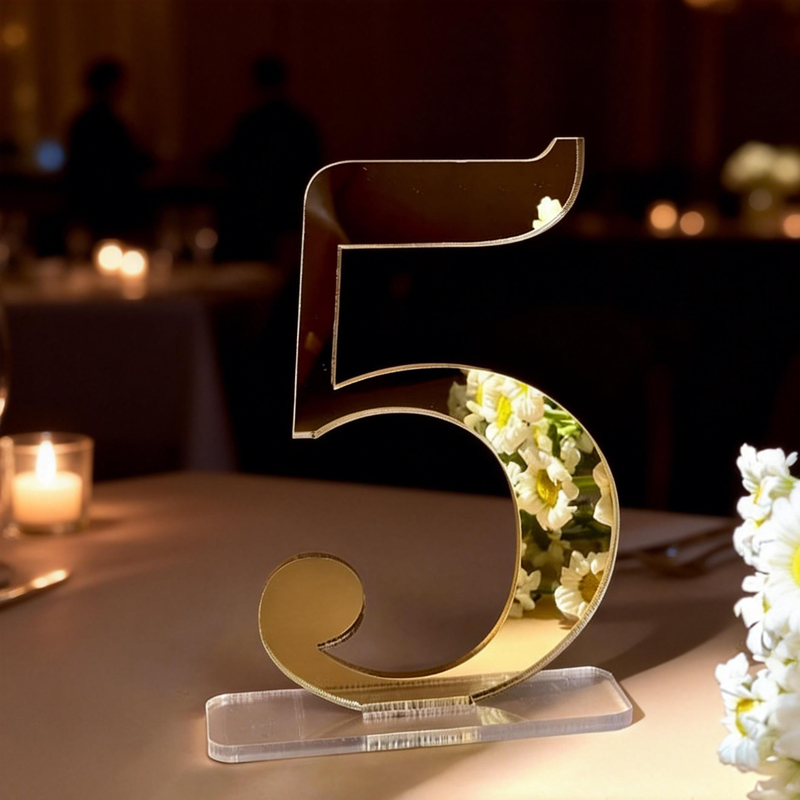Numbers for Wedding Tables wit – Table Number Gold recenzja i cena