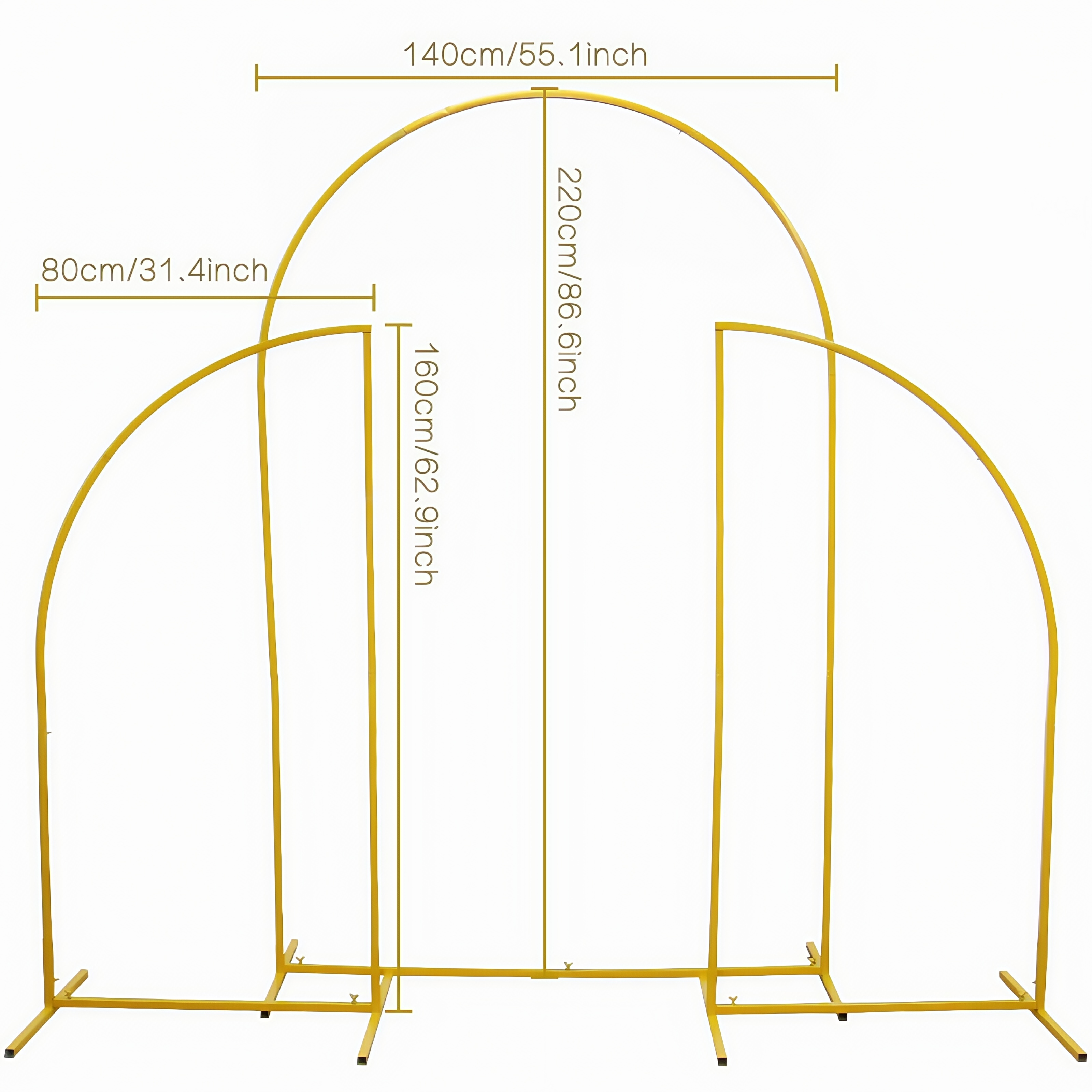 Crown Metal Arch Stand,3pcs Se – Wedding Support recenzja i cena