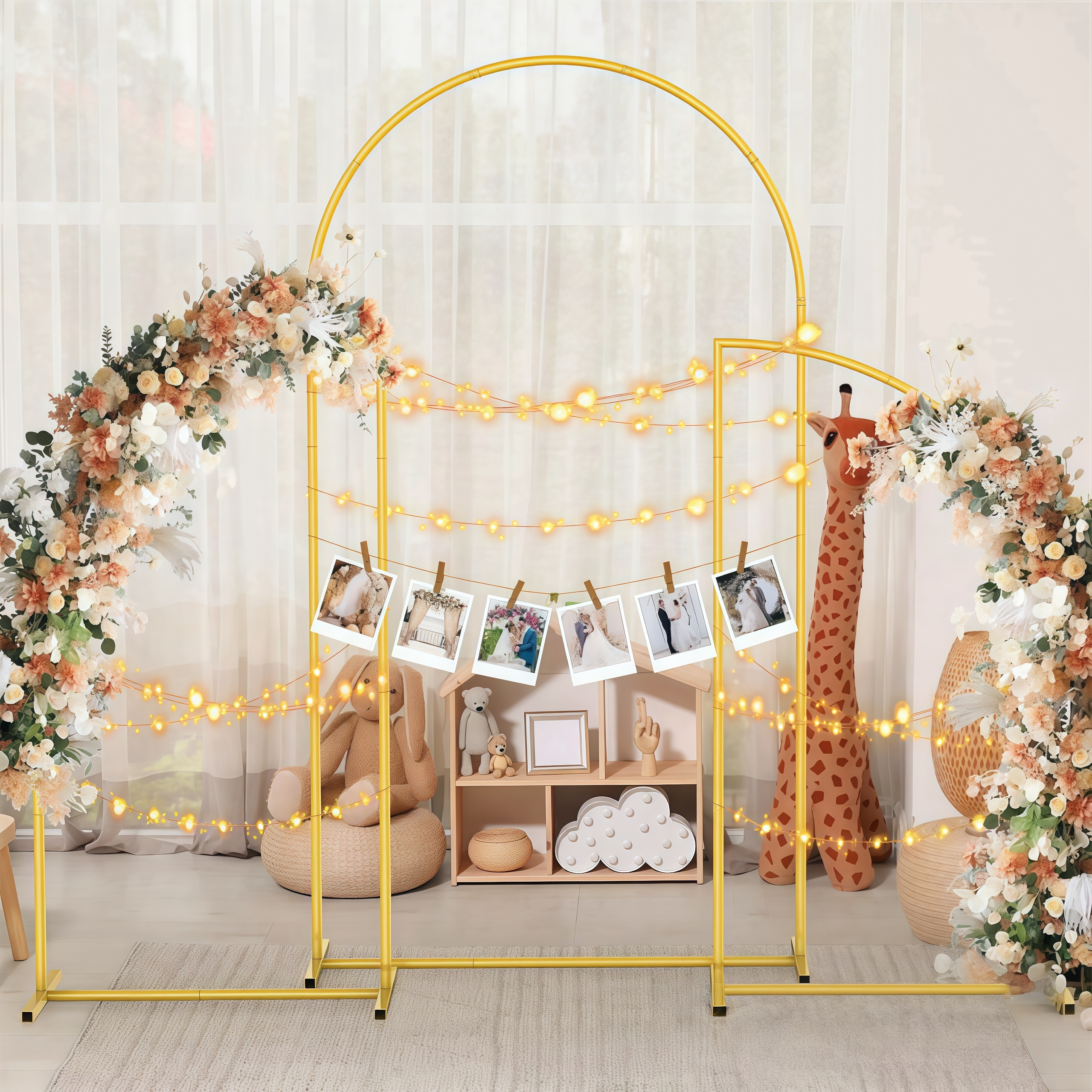 Crown Metal Arch Stand,3pcs Se – Wedding Support recenzja i cena