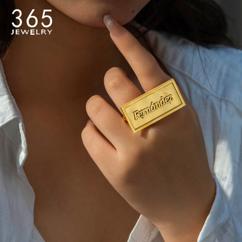 Fashion Custom Name Rings Stai – Wedding Zone recenzja i cena