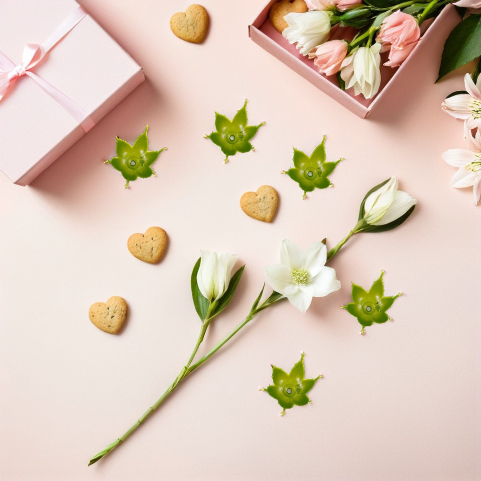 500Pcs Artificial Flower Calyx – Wedding Floral Supply recenzja i cena