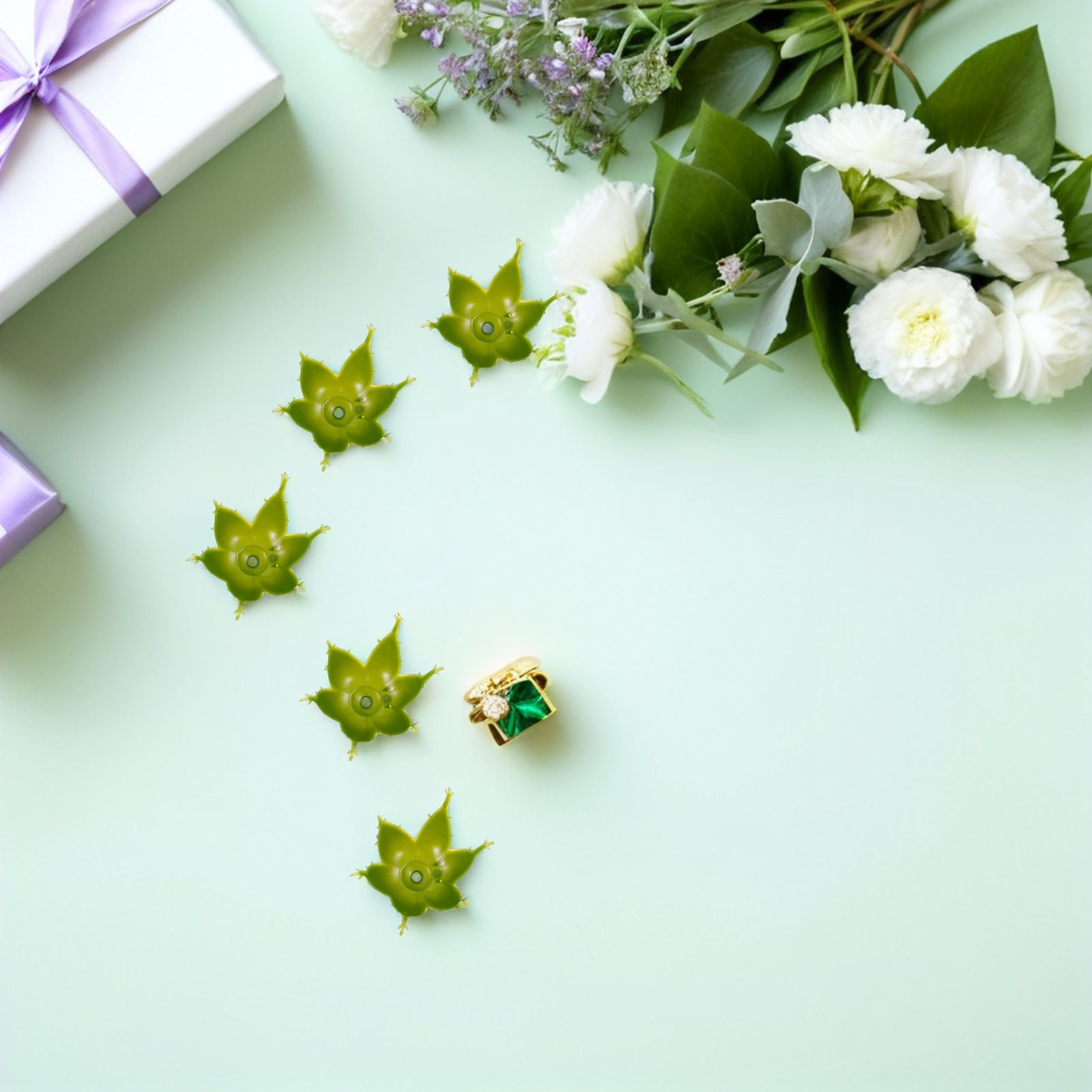 500Pcs Artificial Flower Calyx – Wedding Floral Supply recenzja i cena