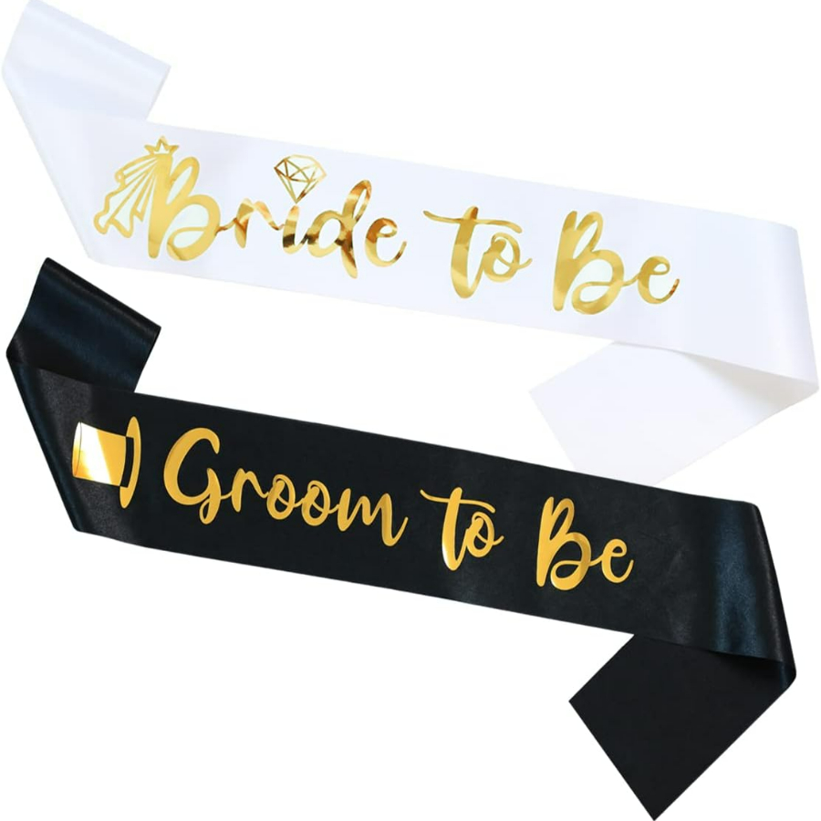 2pcs/1set Bachelorette Party S – Bridal Sash Ribbon recenzja i cena