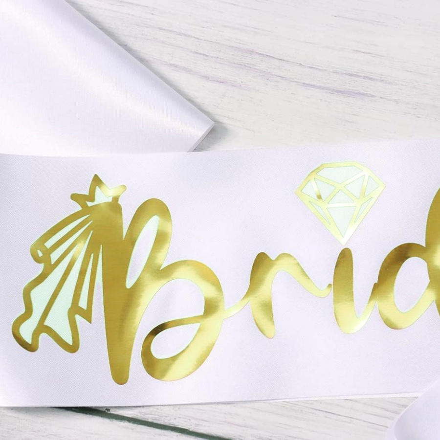 2pcs/1set Bachelorette Party S – Bridal Sash Ribbon recenzja i cena