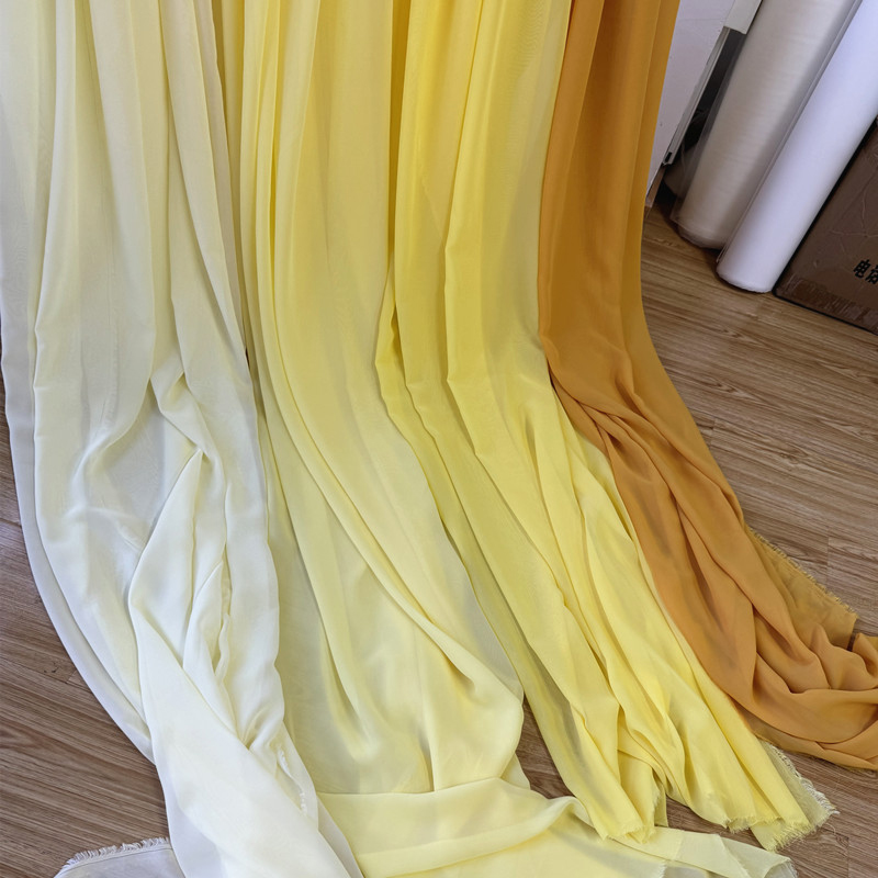 White Yellow Chiffon Fabric Br – Wedding Backdrop Curtain recenzja i cena