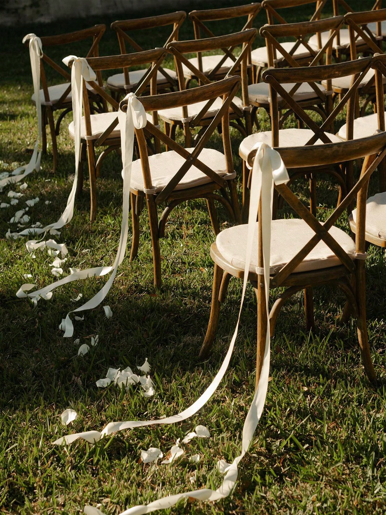 Satin Weeding Chair Bows with  – Bridal Sash Ribbon recenzja i cena