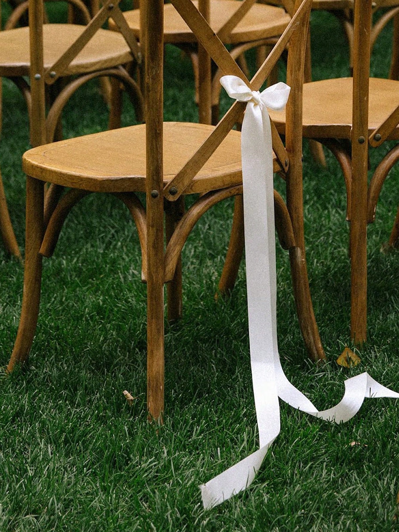 Satin Weeding Chair Bows with  – Bridal Sash Ribbon recenzja i cena