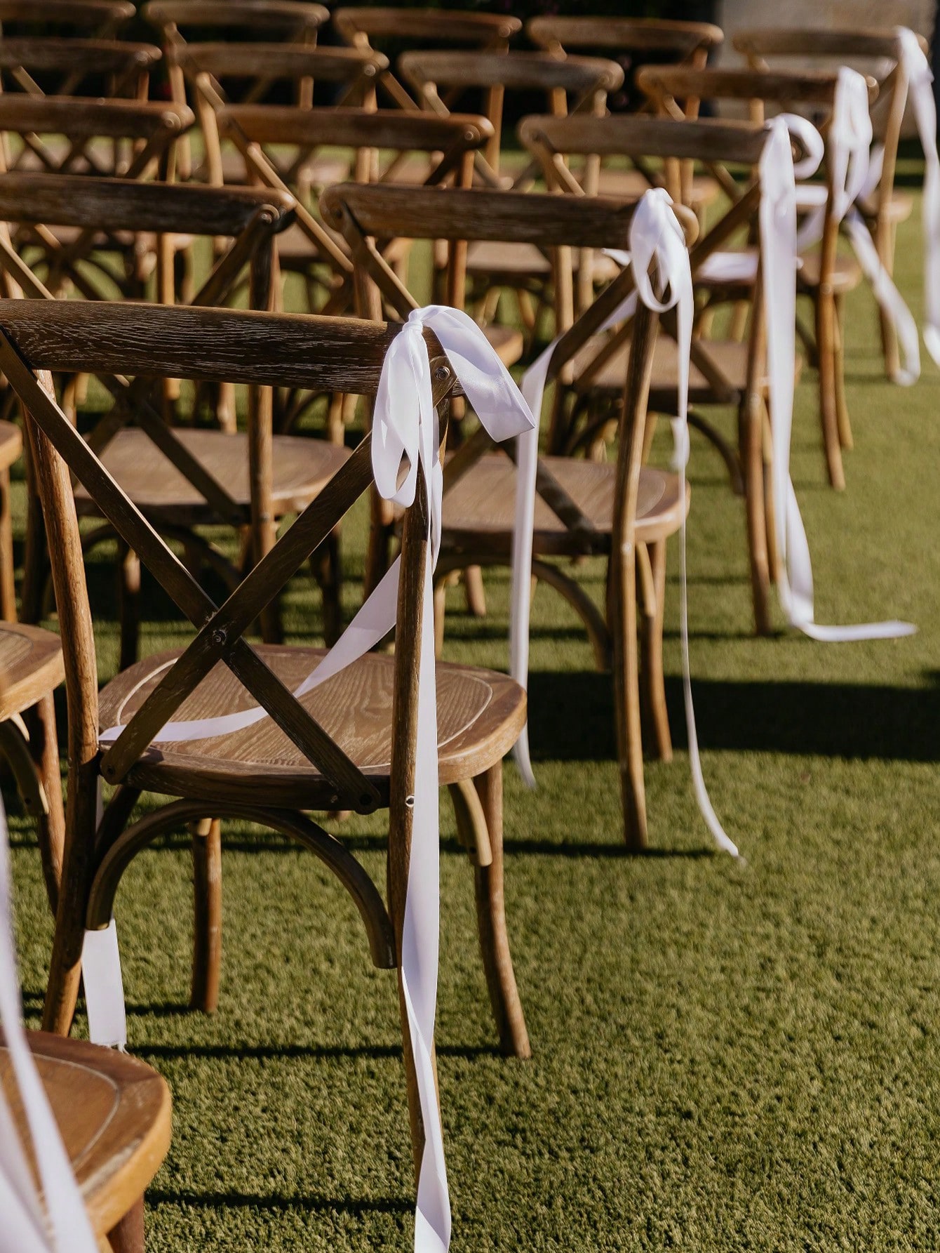 Satin Weeding Chair Bows with  – Bridal Sash Ribbon recenzja i cena