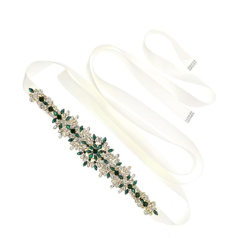 652F Shining Bridal Sash Belt  – Bridal Sash Ribbon recenzja i cena