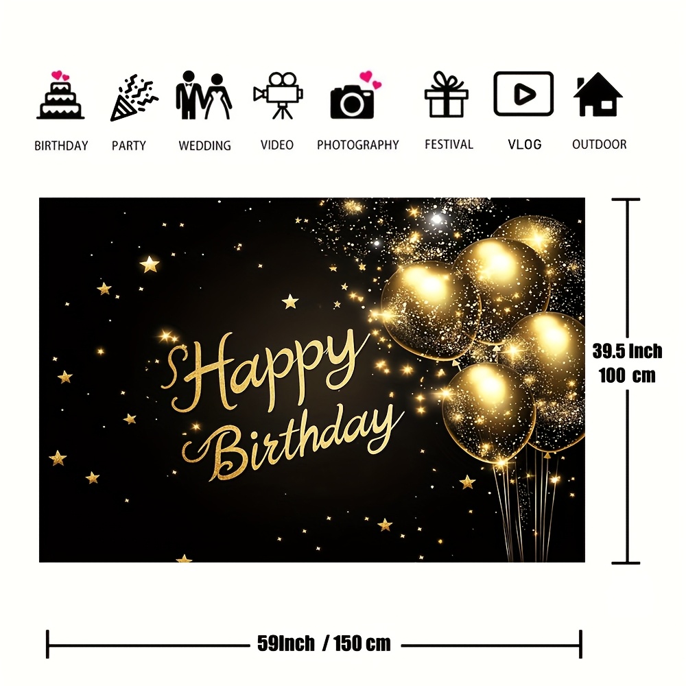 1pc super large black and gold – Wedding Superstar recenzja i cena