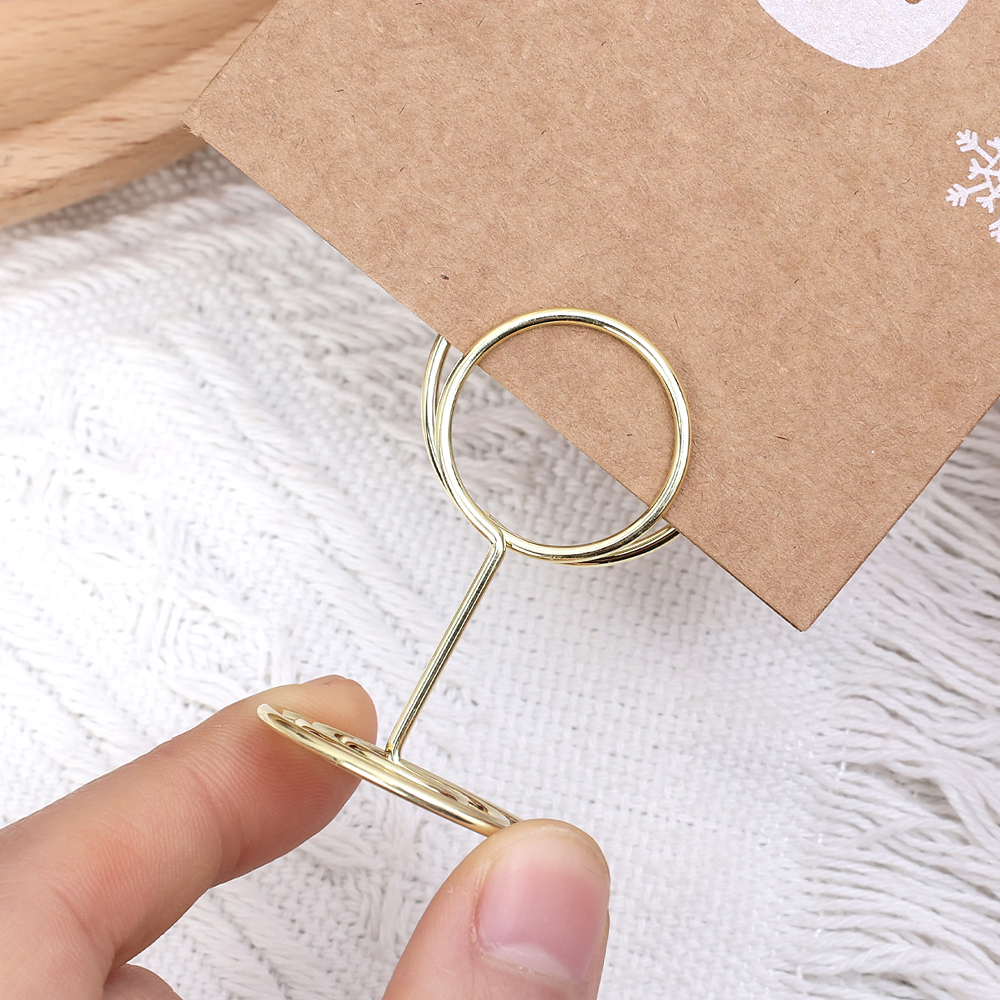 24-2pcs Metal Place Card Holde – Table Number Gold recenzja i cena