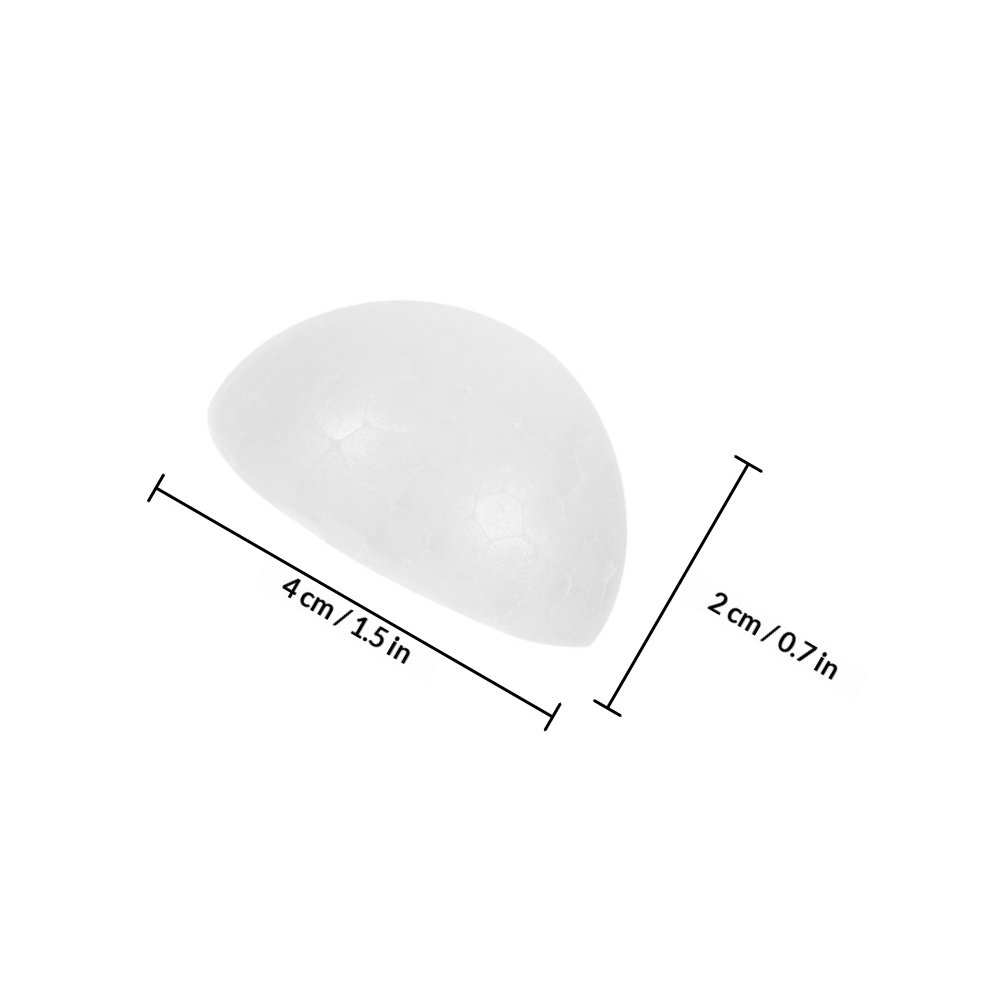 100Pcs White Foam Half Balls H – Wedding Floral Supply recenzja i cena