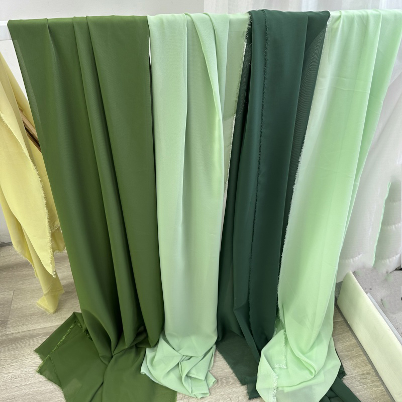 Olive Avocado Green Chiffon Fa – Wedding Backdrop Curtain recenzja i cena