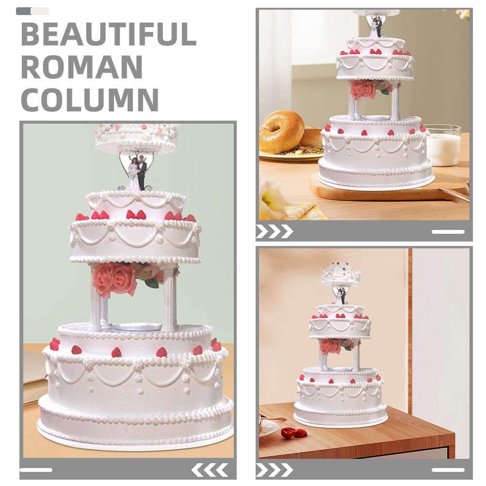 4Pcs Roman Column Cake Support – Wedding Support recenzja i cena