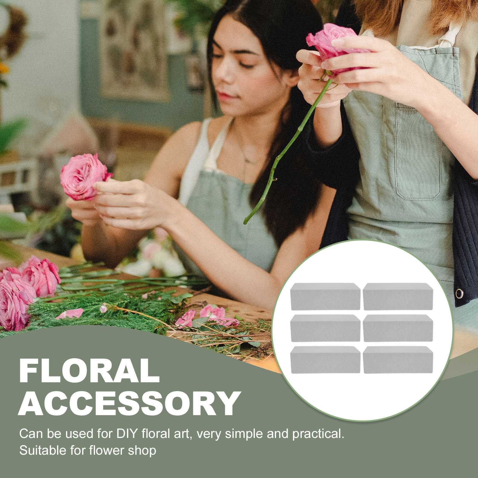 6Pcs Flower Mud Professional F – Wedding Floral Supply recenzja i cena