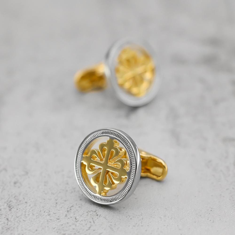Luxury Iris Flower Cufflinks H – Wedding Supply Factory recenzja i cena
