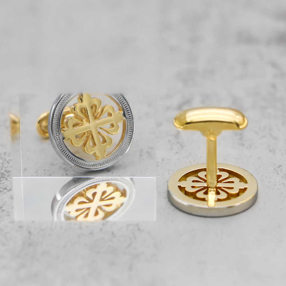 Luxury Iris Flower Cufflinks H – Wedding Supply Factory recenzja i cena