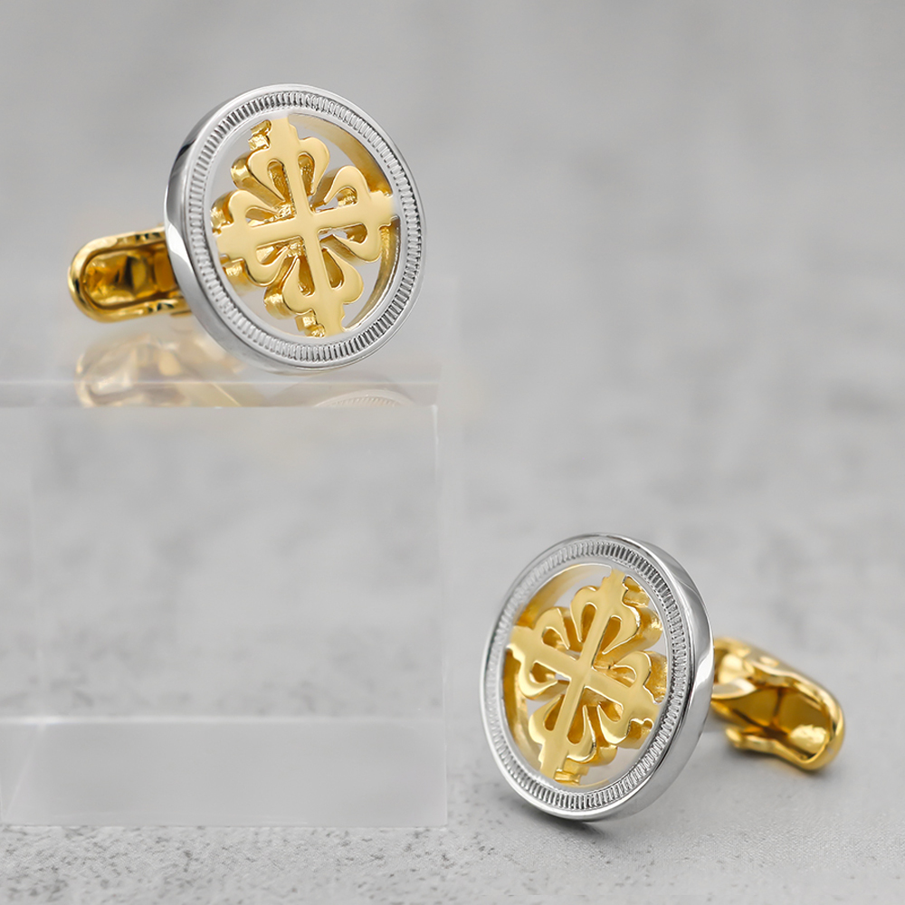 Luxury Iris Flower Cufflinks H – Wedding Supply Factory recenzja i cena