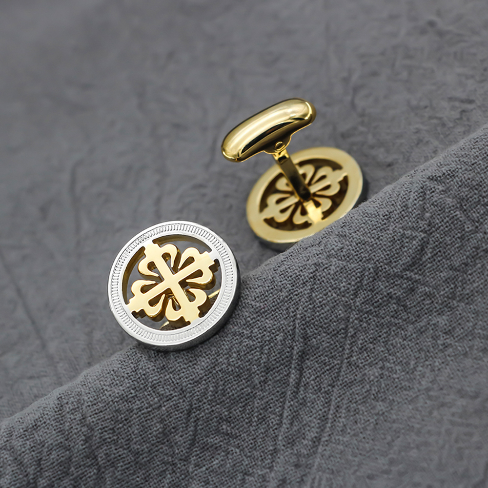 Luxury Iris Flower Cufflinks H – Wedding Supply Factory recenzja i cena