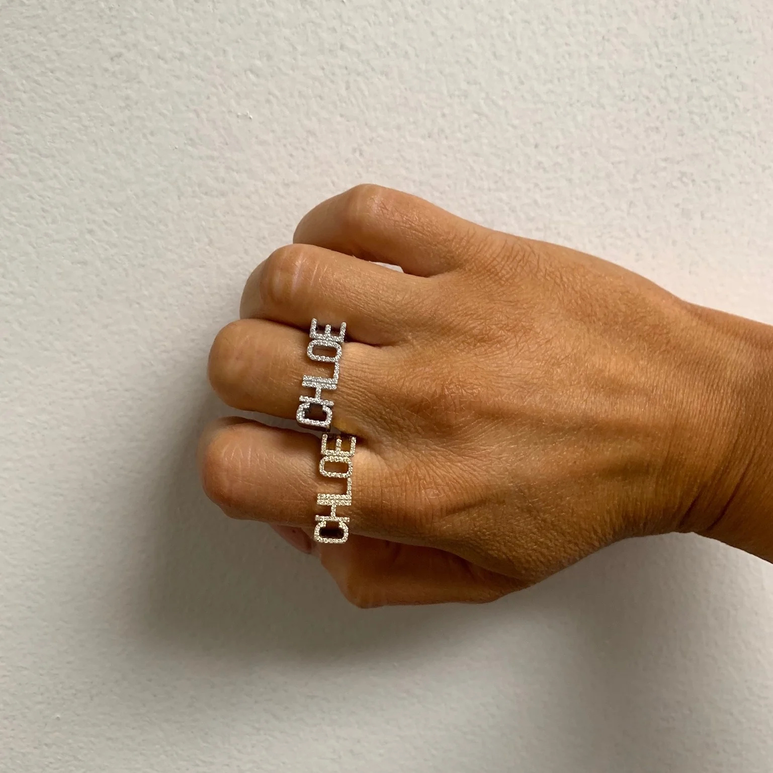 3D Name Ring Custom Diamond Na – Wedding Zone recenzja i cena