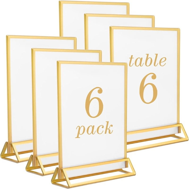 Clear Acrylic Wedding Table Nu – Table Number Gold recenzja i cena