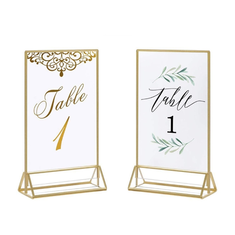 Clear Acrylic Wedding Table Nu – Table Number Gold recenzja i cena