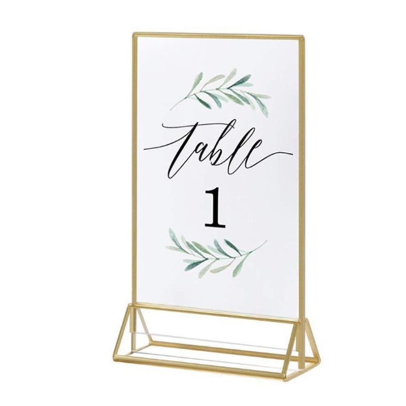 Clear Acrylic Wedding Table Nu – Table Number Gold recenzja i cena