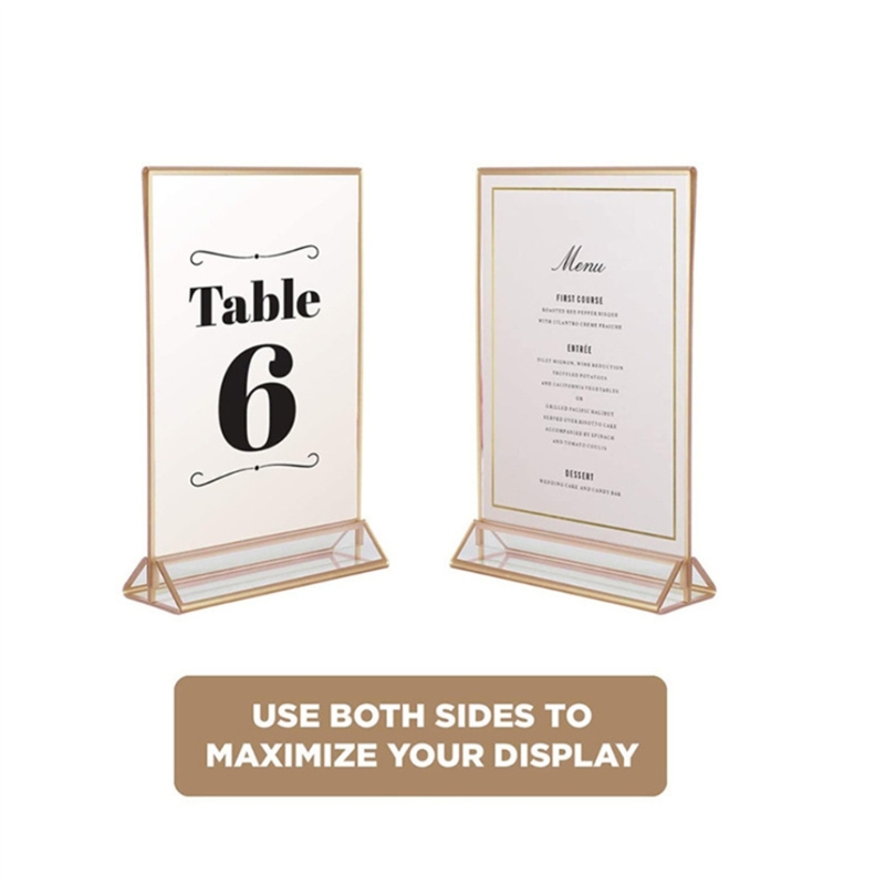 Clear Acrylic Wedding Table Nu – Table Number Gold recenzja i cena